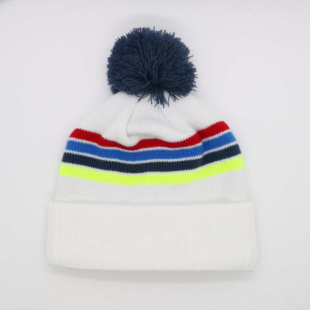 Atlanta: Nantucket Winter Hat (White with Stripes)
