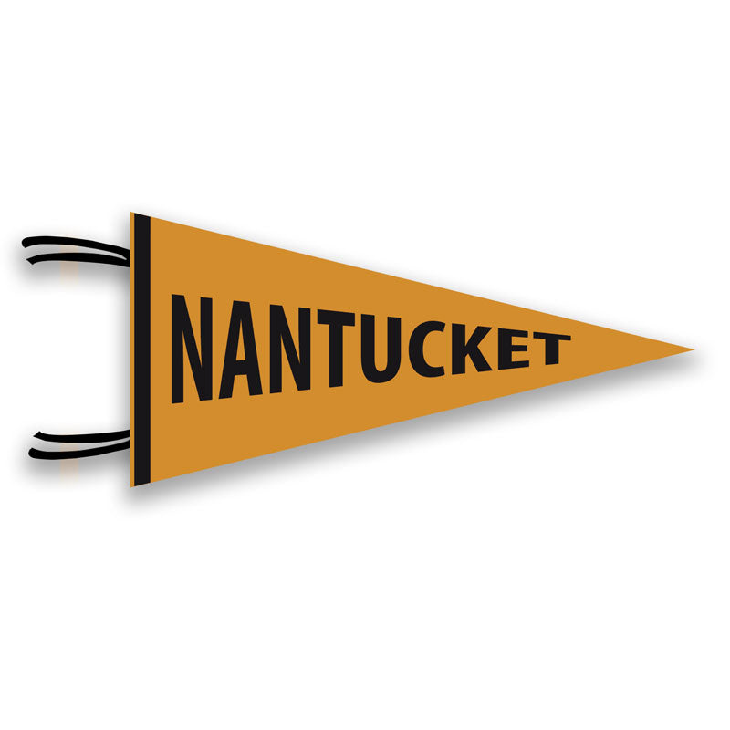 Nantucket Pennant (Gold, Black)