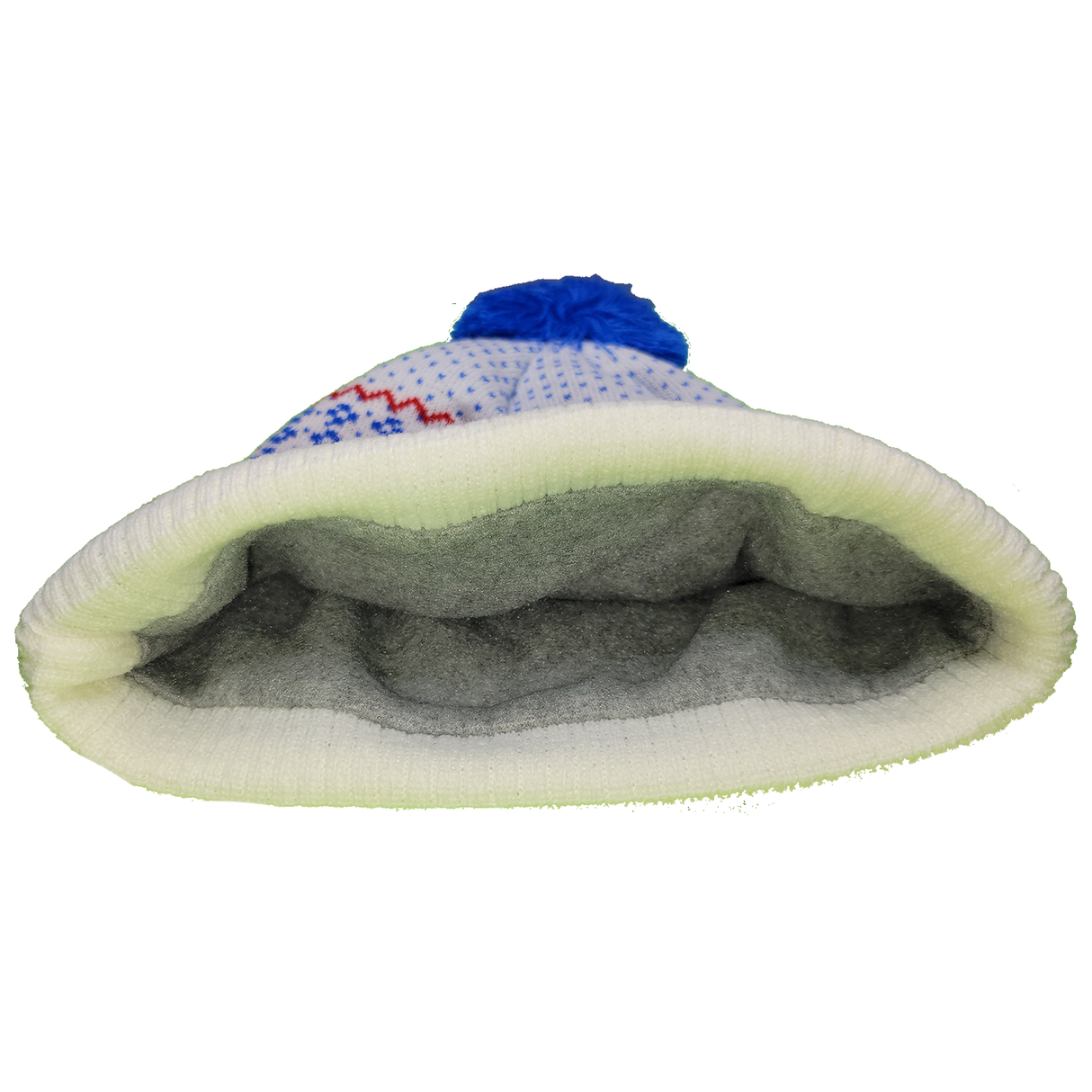 Madaket: Nantucket Winter Hat (White with Stripes)