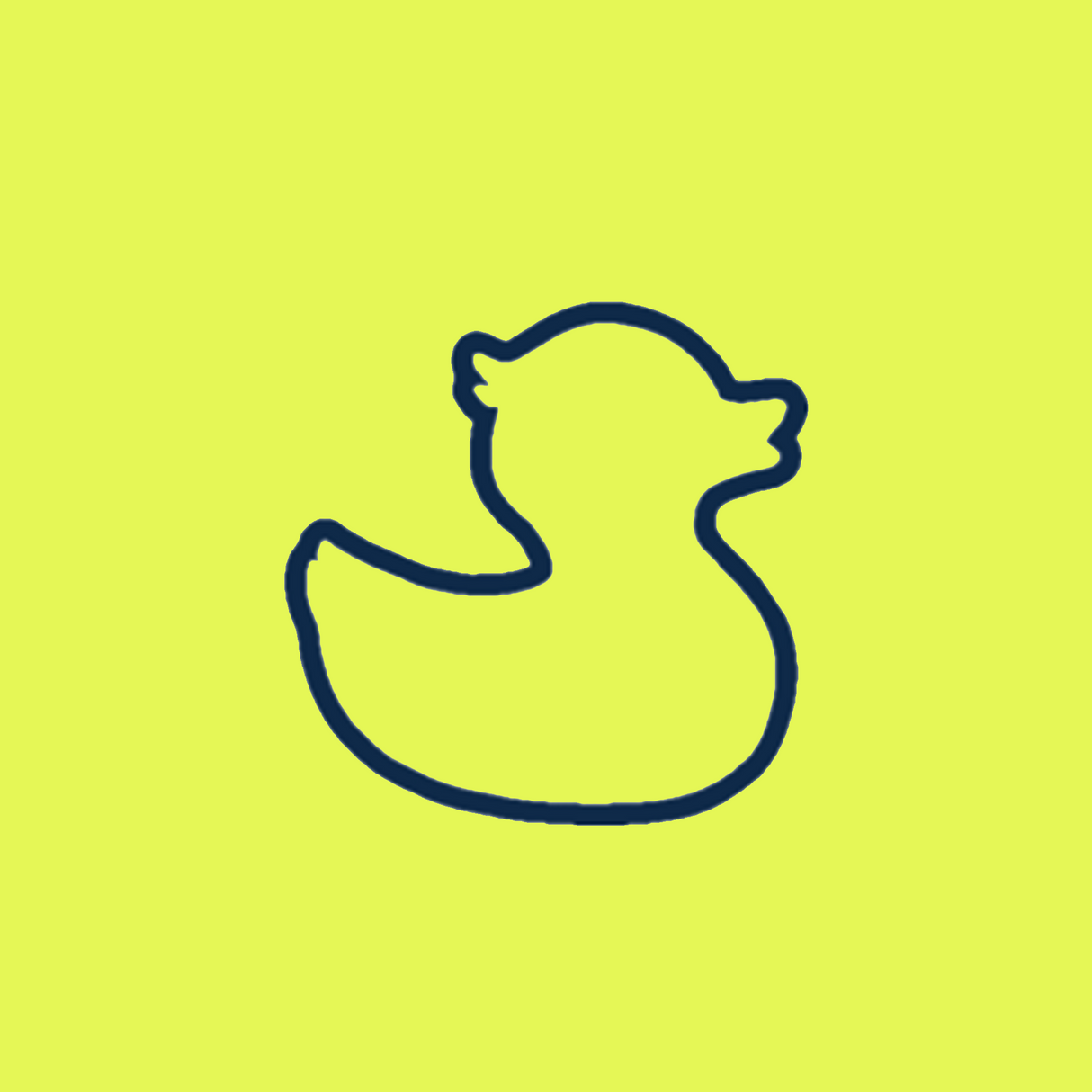 TownPool Navy Duck Neon Yellow Trucker Hat (Neon Yellow, Neon Yellow,Navy)