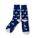 Navy Nantucket Socks