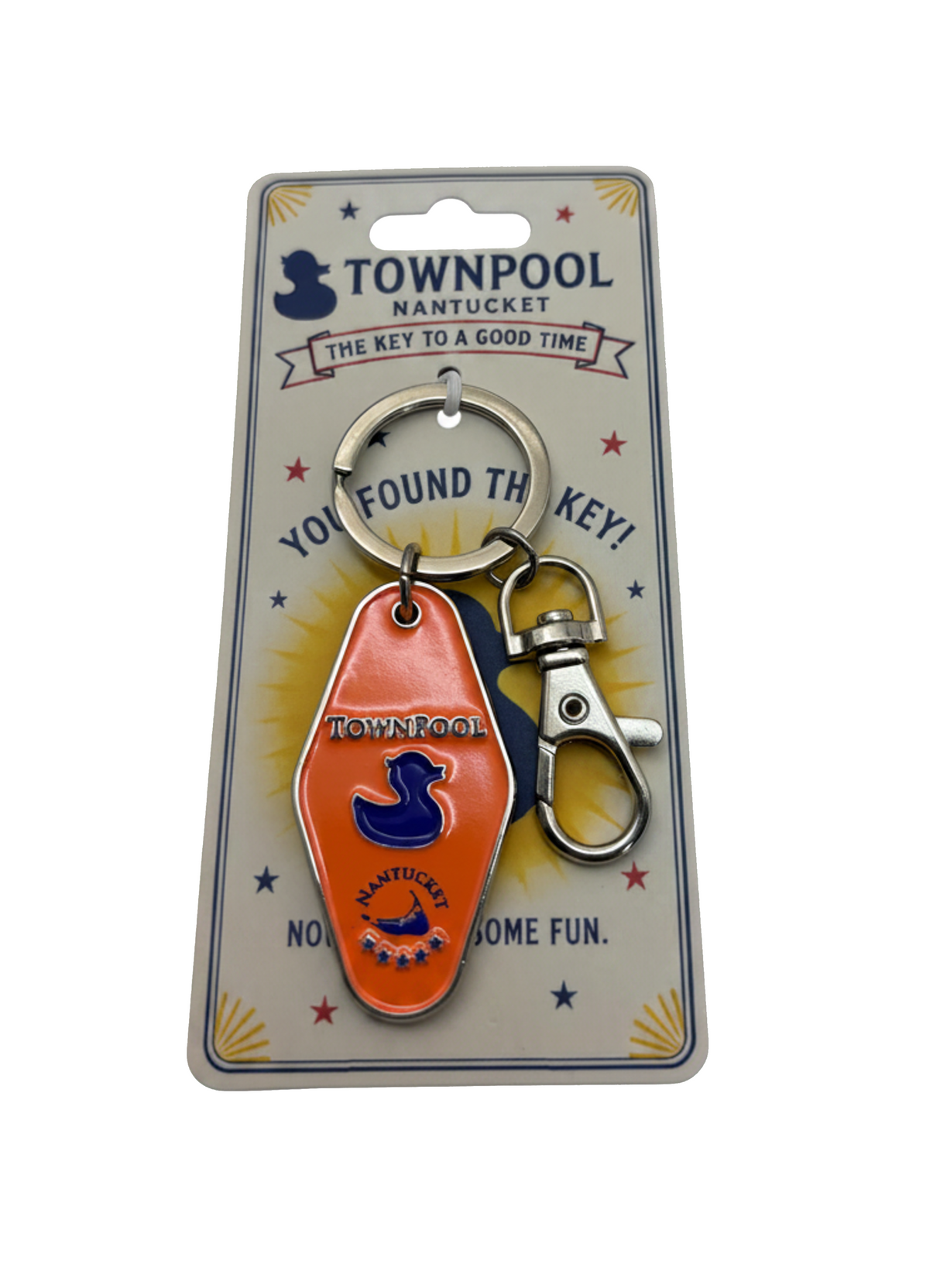 Orange - Great Power - Keychain (Metal)