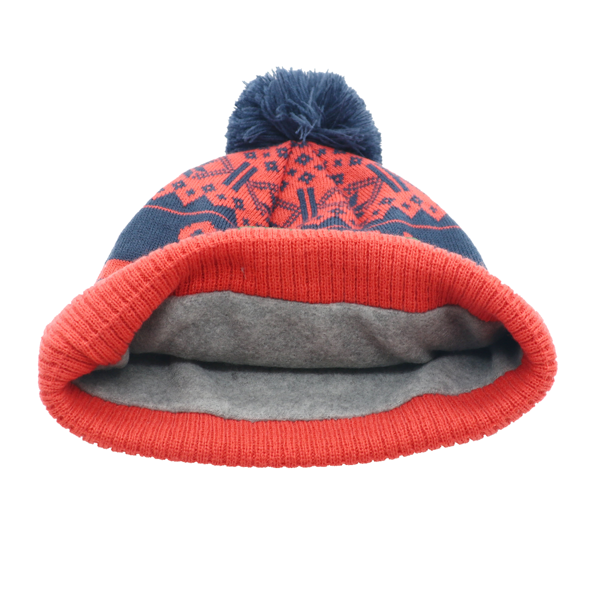 Stroll Nantucket : Nantucket Stroll Winter Hat (Nantucket Red, Navy)