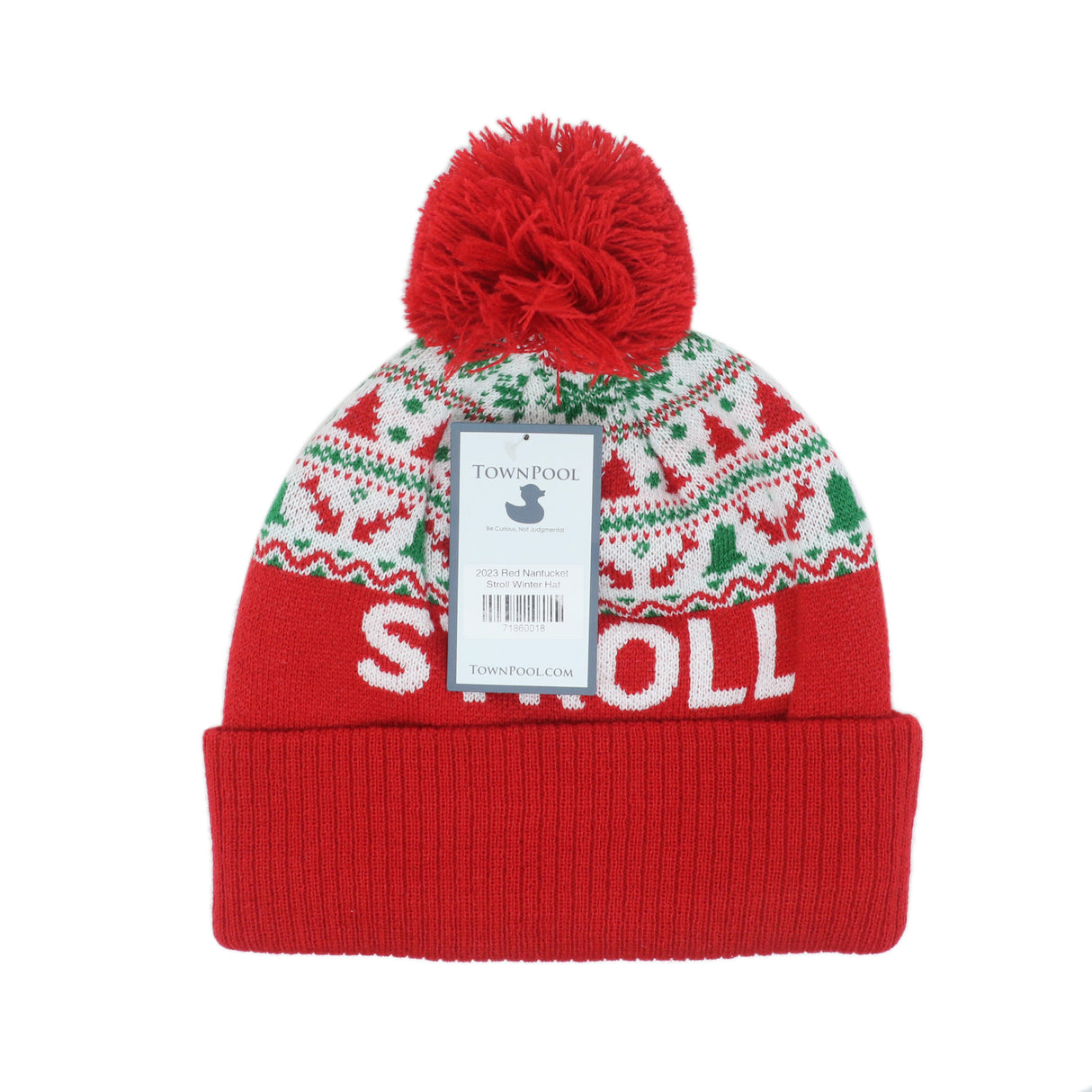 Red Nantucket Stroll Winter Hat