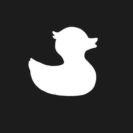 TownPool White Duck Captains Trucker Hat (Black/Gold, White)