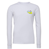 Nantucket Golf Long Sleeve Tee Shirt (White)