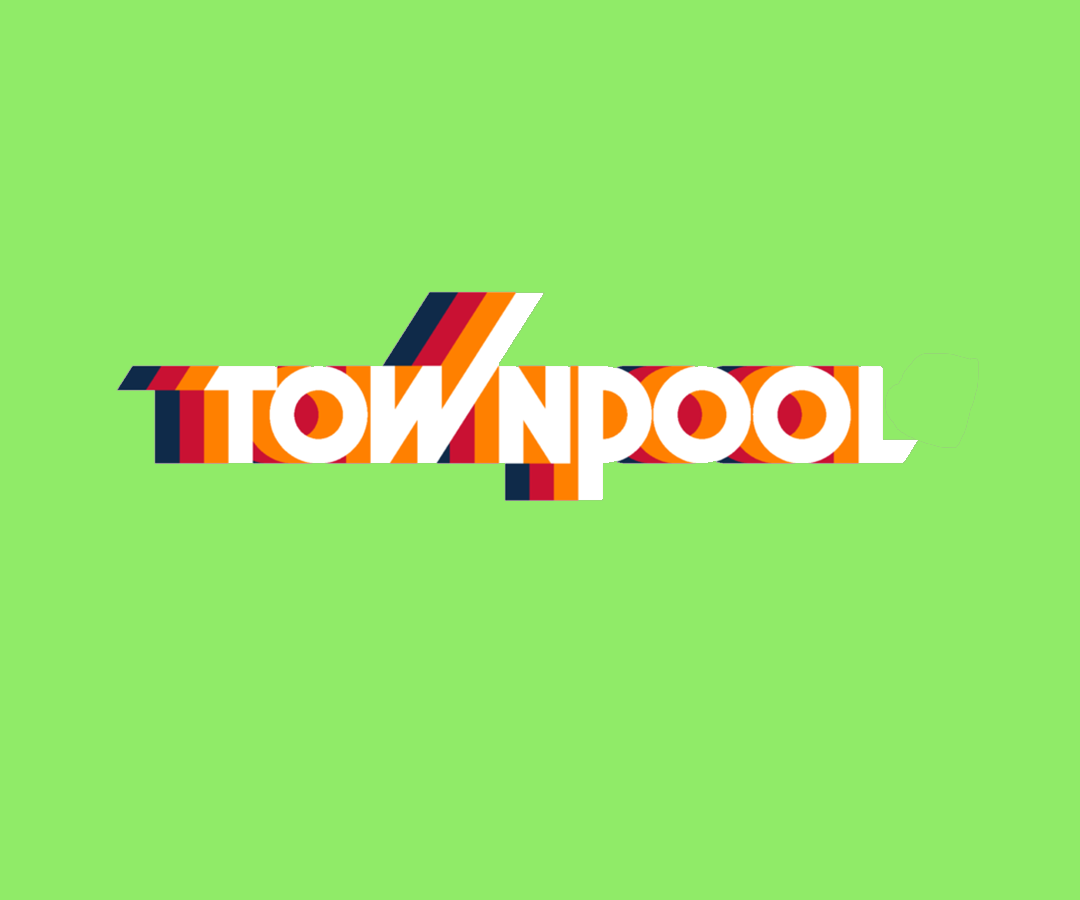 Townpool Retro Trucker Hat (Neon Green, White)