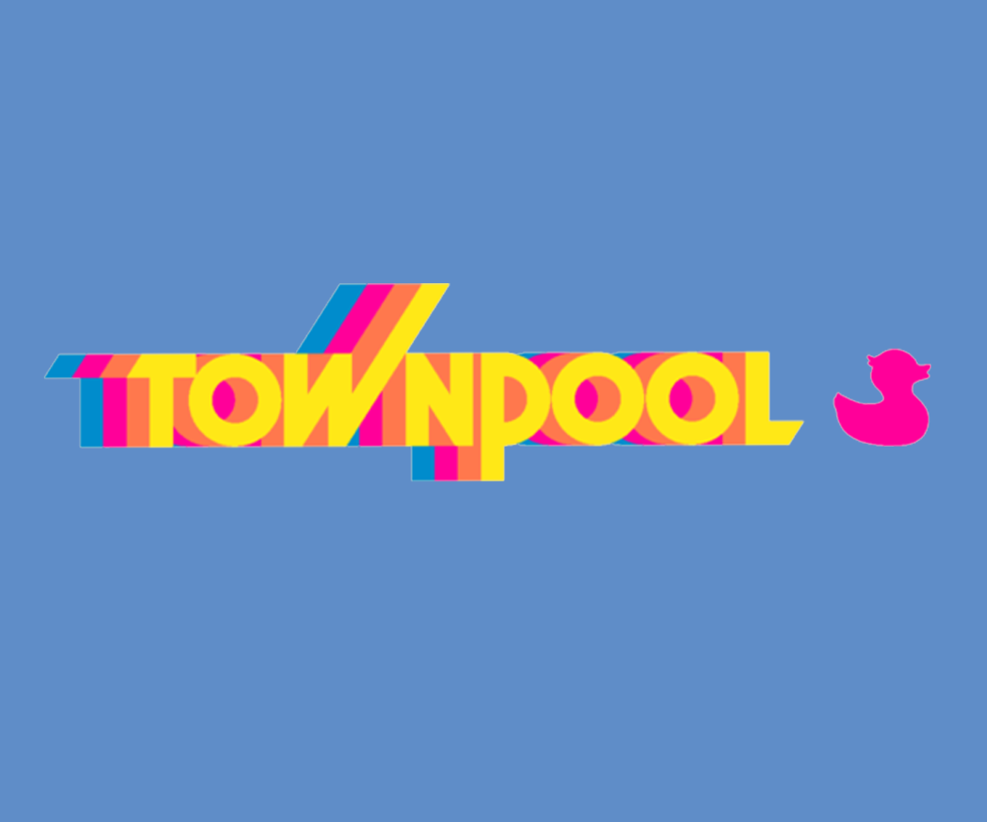 TownPool Maggie Blue Retro (Neon Yellow Townpool)