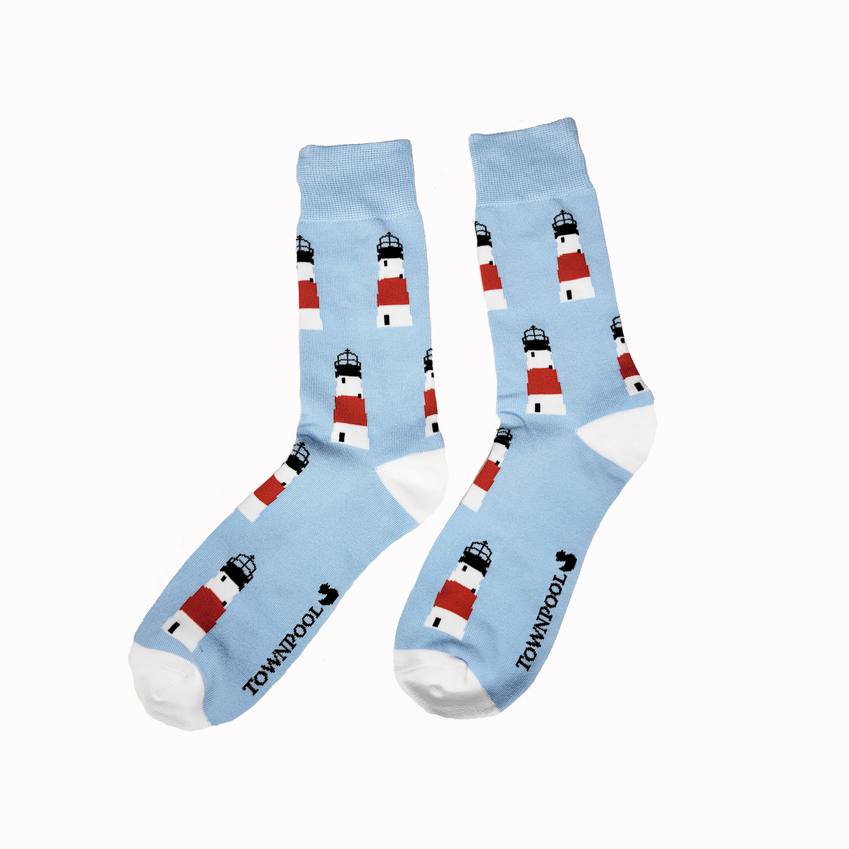 Sankaty Lighthouse Sock Maggie Blue