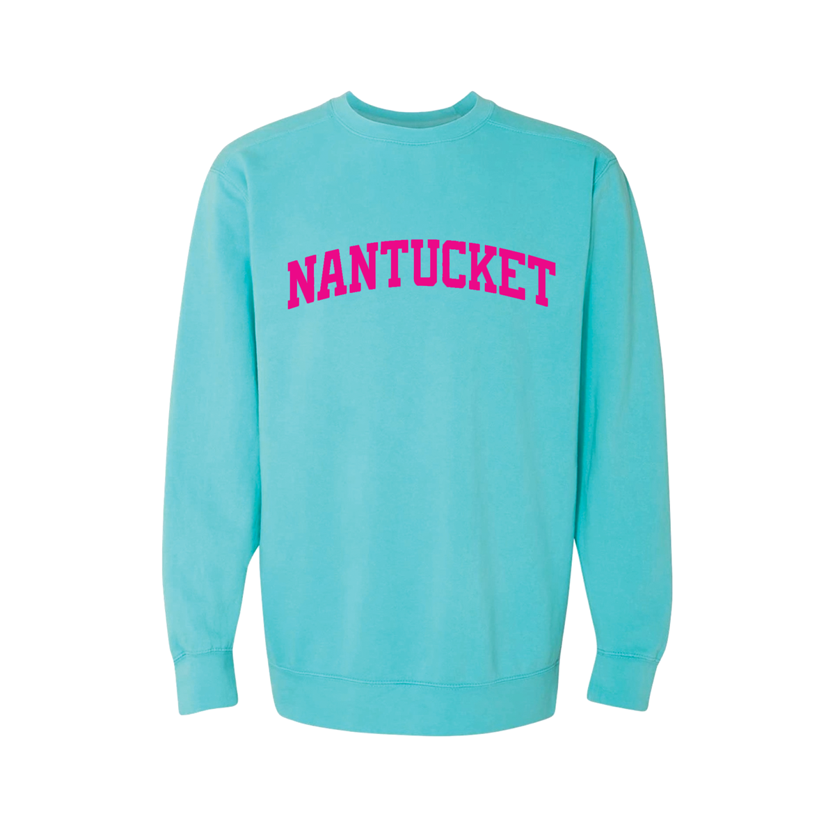 Nantucket Sweatshirt (Madaket Mint, Pink) TownPool