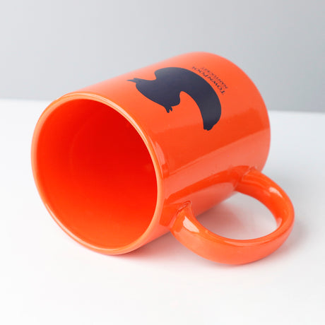 TownPool Duck on Orange Mug
