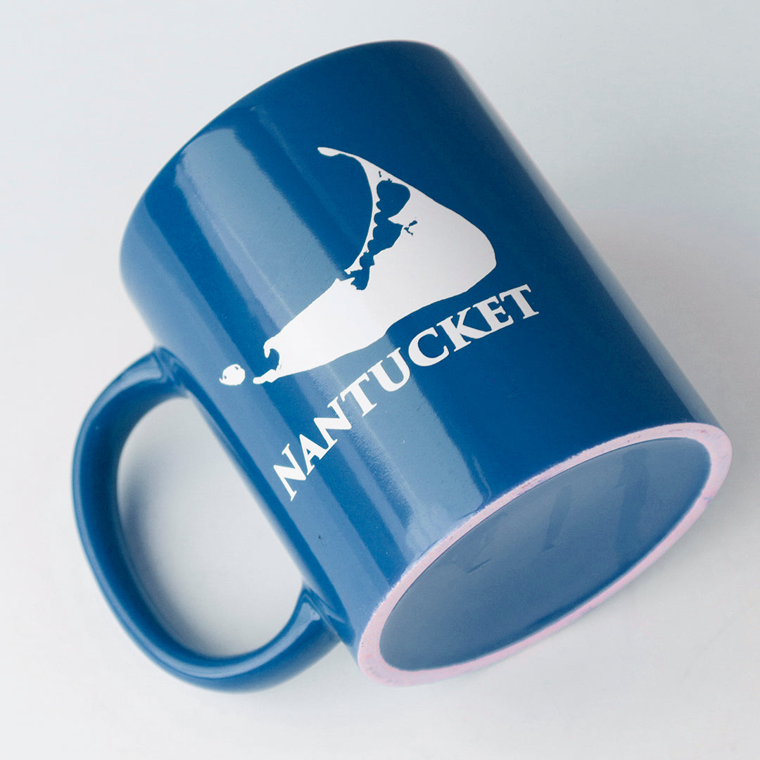 Nantucket Island Mug Electric Blue