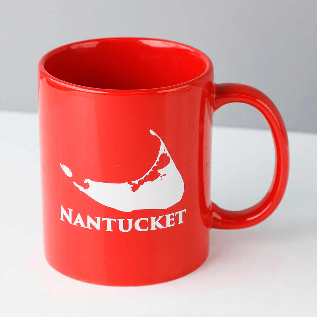 Red Nantucket Island Mug