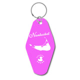 Pink Never Give Up Keychain