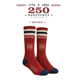 Nantucket 250  Red Athletic Socks (Red)