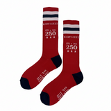 Nantucket 250  Red Athletic Socks (Red)