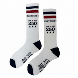 Nantucket 250 Cream Athletic Socks (White)