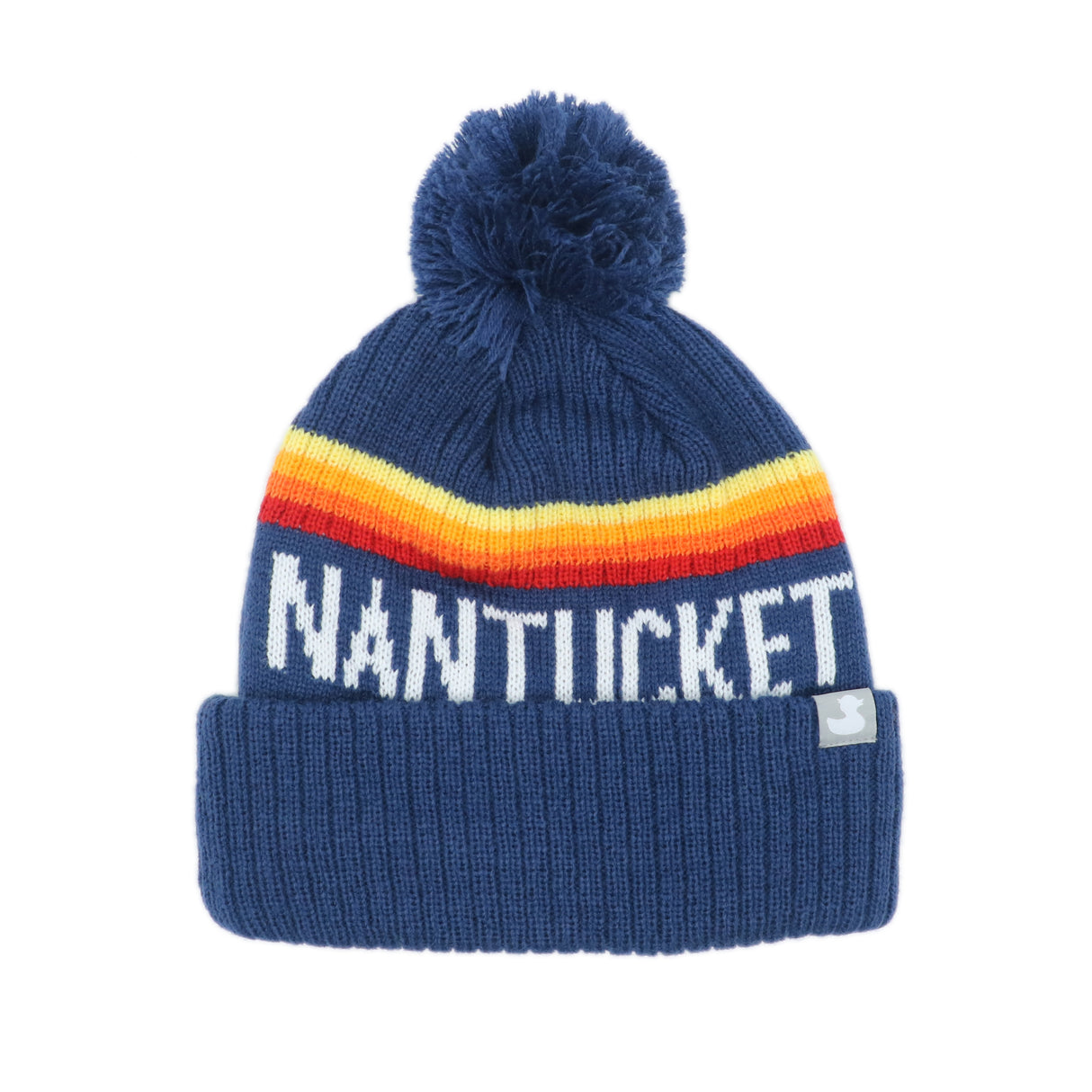 2024 Adams: Nantucket Winter Hat (Navy with Stripes)