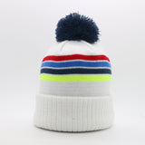 Atlanta: Nantucket Winter Hat (White with Stripes)