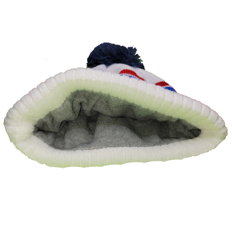 Atlanta: Nantucket Winter Hat (White with Stripes)