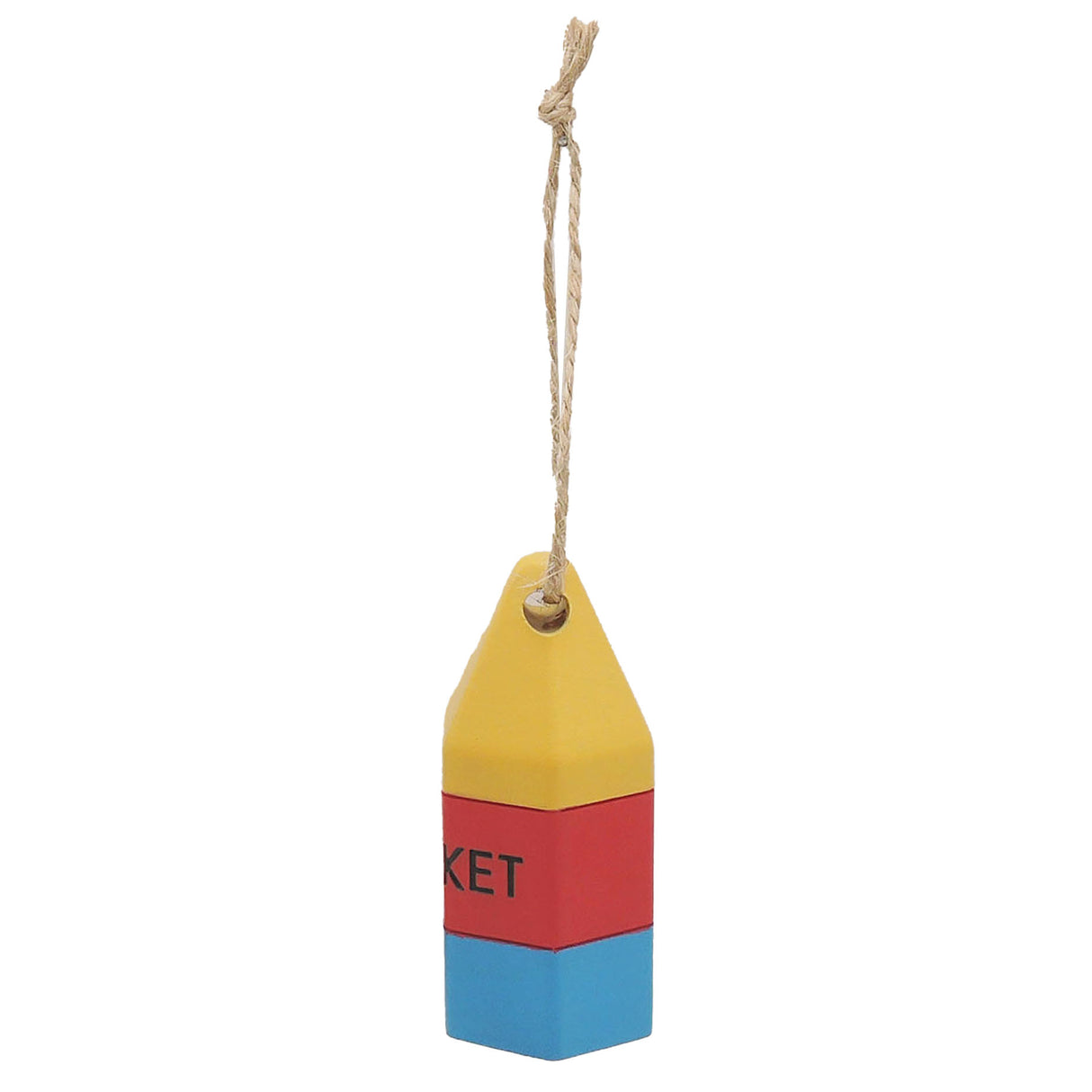 Buoy Ornament (Yellow, Red, Blue)