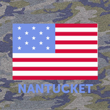 Children's USA Flag Crewneck (Vintage Camo)