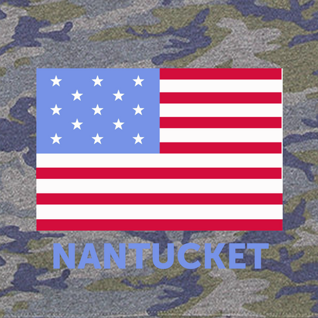 Children's USA Flag Crewneck (Vintage Camo)