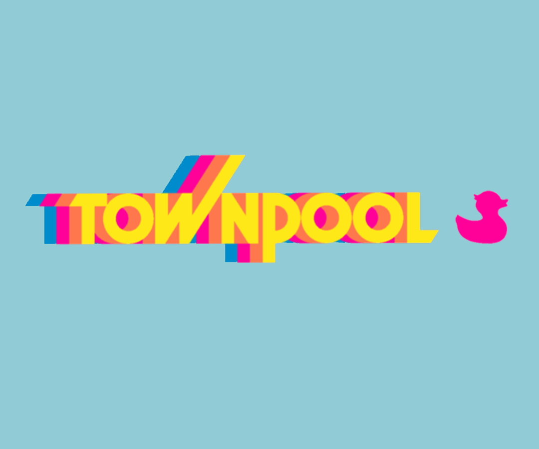 Aqua Retro TownPool Seafoam T-Shirt