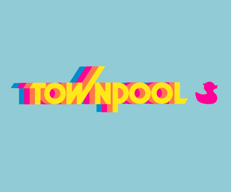 Aqua Retro TownPool Seafoam T-Shirt