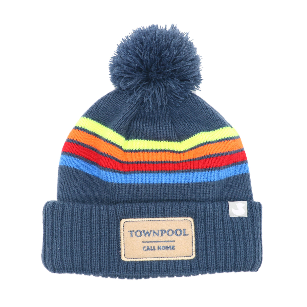 Charleston: Nantucket Winter Hat (Navy with Stripes)