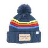 Charleston: Nantucket Winter Hat (Navy with Stripes)
