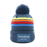 Charleston: Nantucket Winter Hat (Navy with Stripes)
