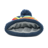 Charleston: Nantucket Winter Hat (Navy with Stripes)