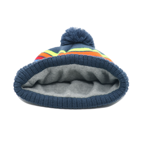 Charleston: Nantucket Winter Hat (Navy with Stripes)