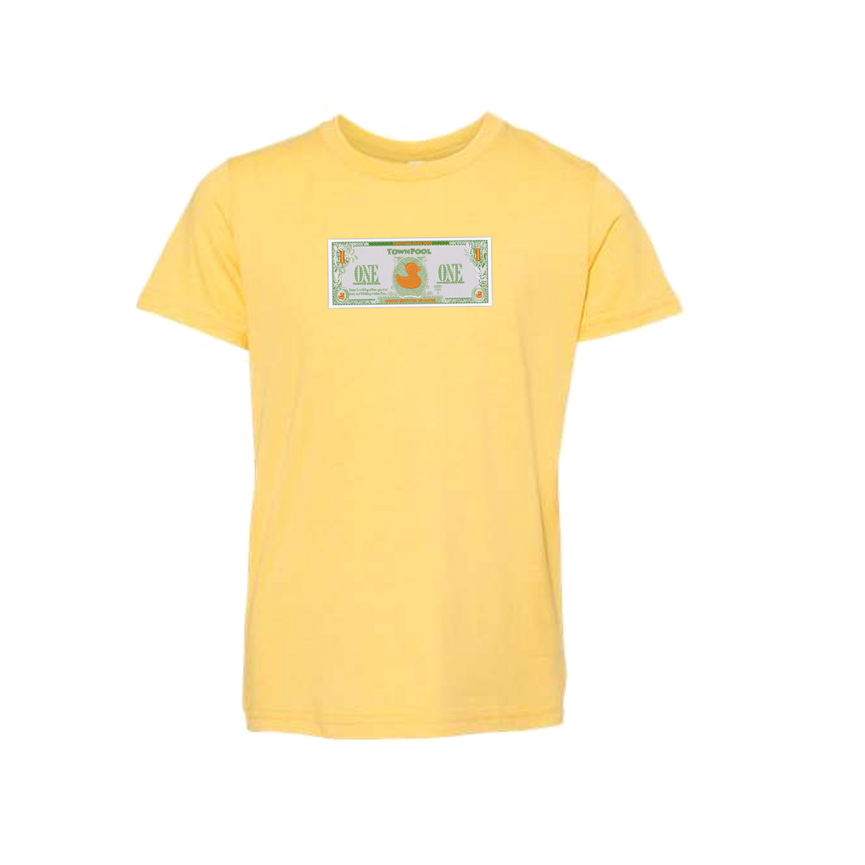 Children's Townpool Duck Buck Yellow Short Sleeve Tee Shirt