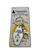 Duck Challenge - Be Curious - Keychain (Metal)