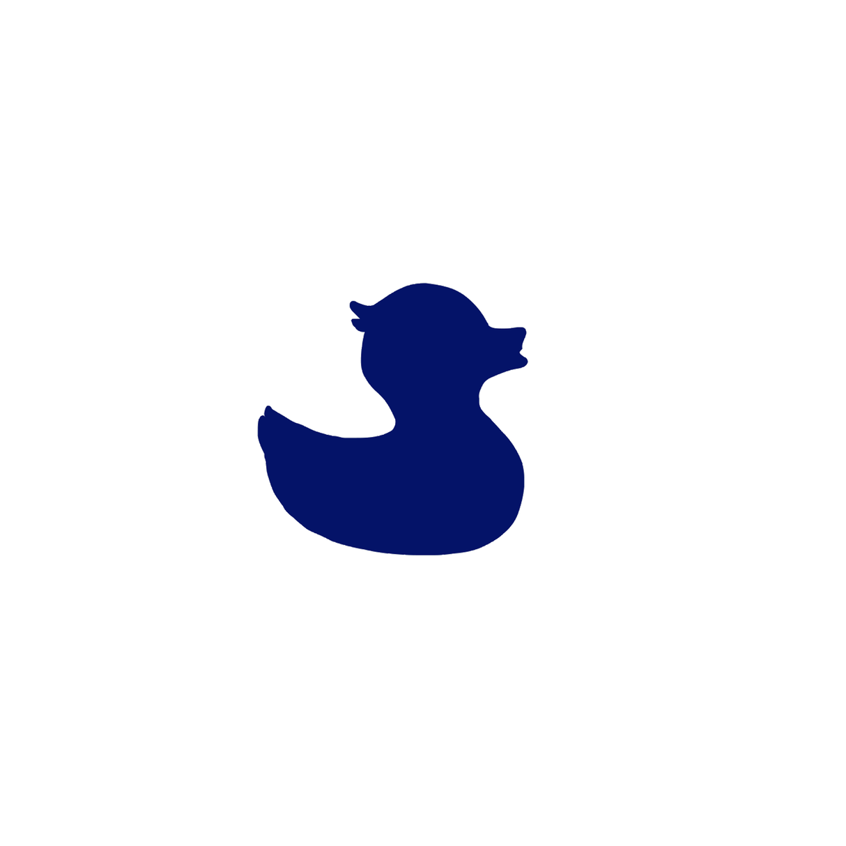 TownPool Duck Velcro Patch (Small) (Navy)