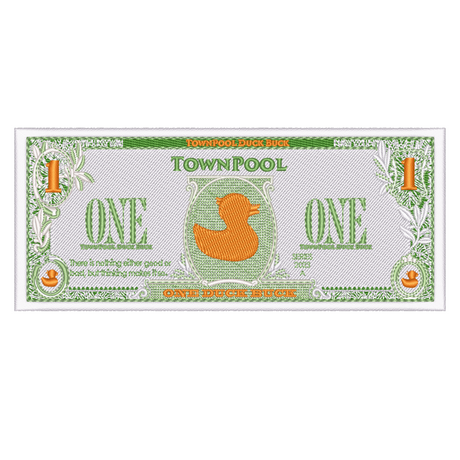 Townpool Children's Duck Buck Trucker Hat (White, White)