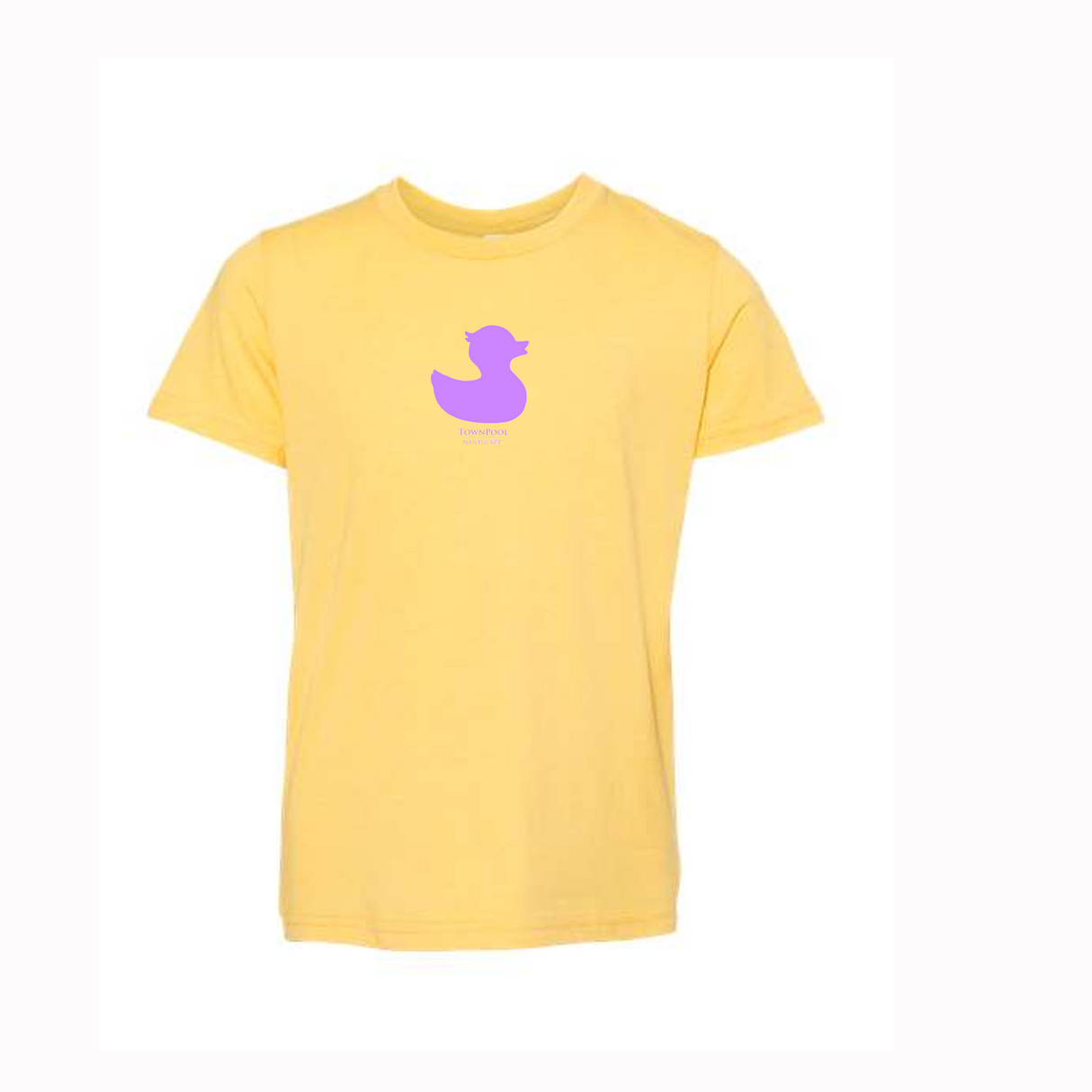 Children's  Purple Duck Yellow Tee Shirt