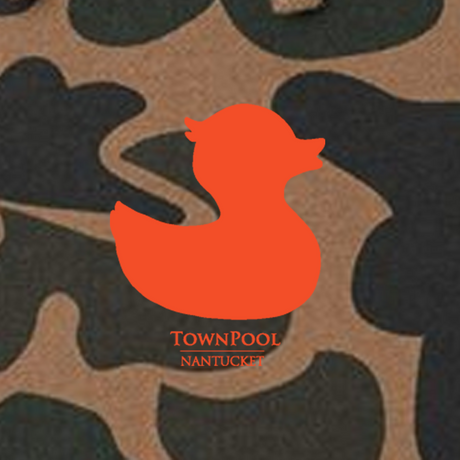 Camo Duck Sweatshirt (Camo, Orange)
