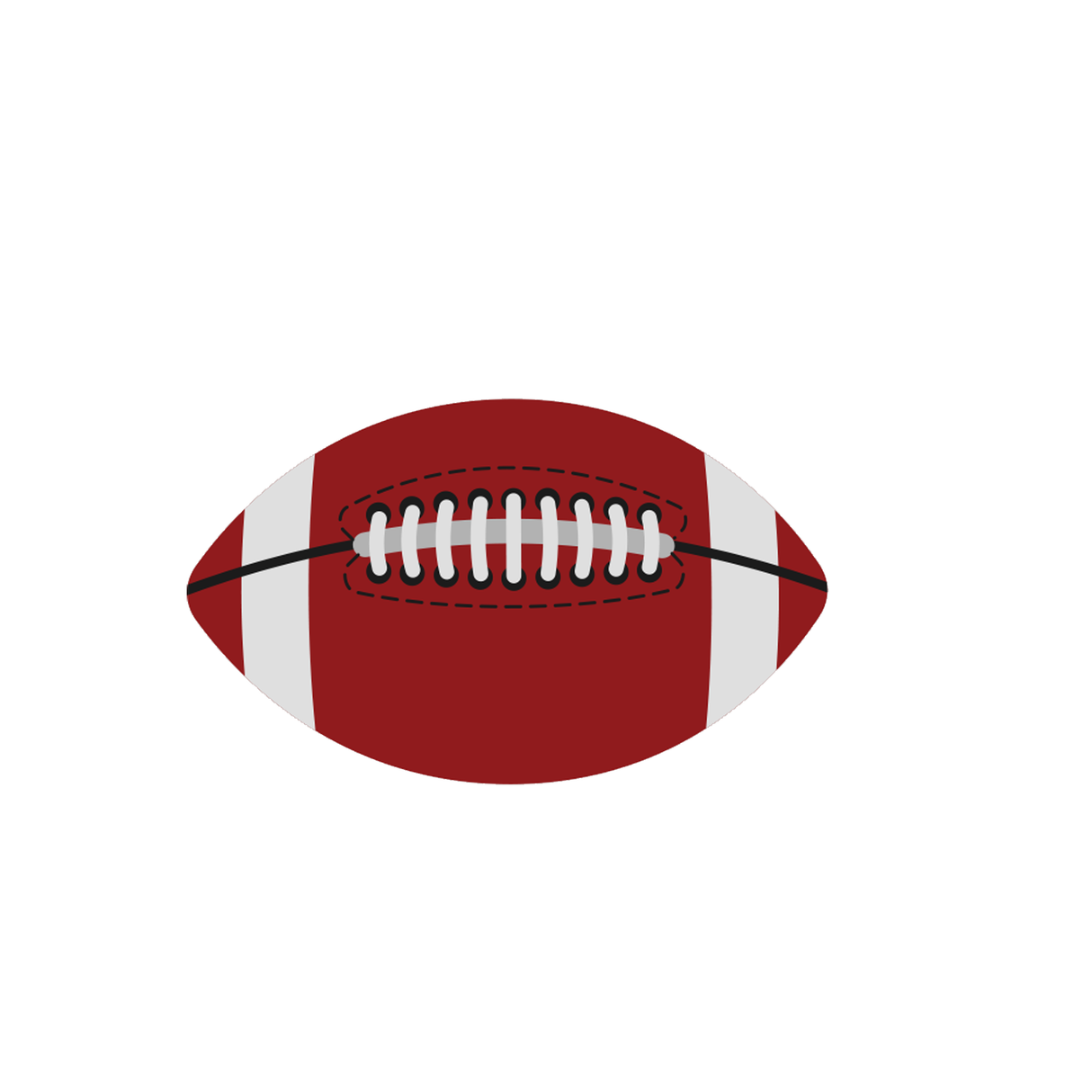 Football Velcro Patch (Small)