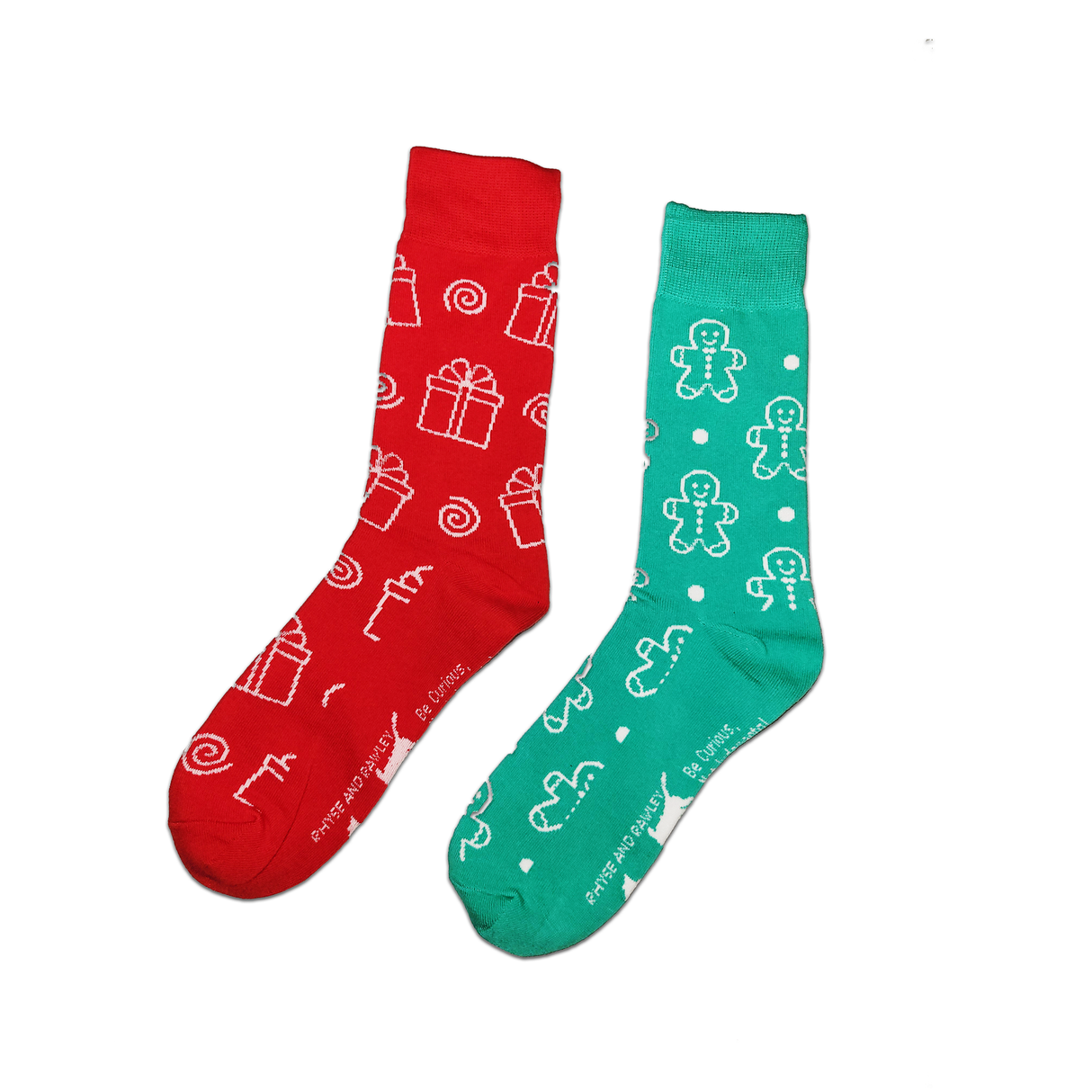 Green Gingerbread Socks