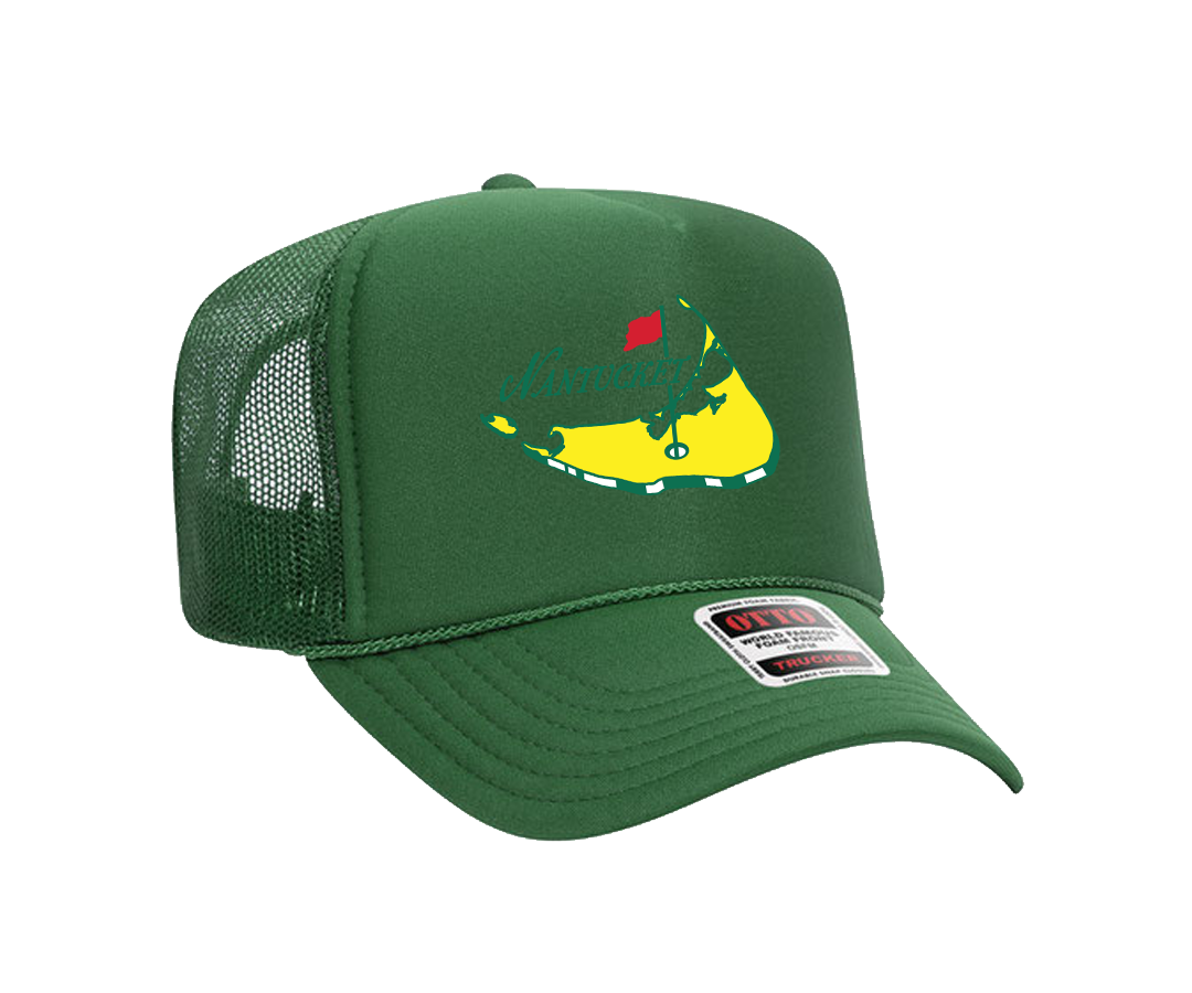 Green Nantucket Golf Hat with Rope (Green/Green)
