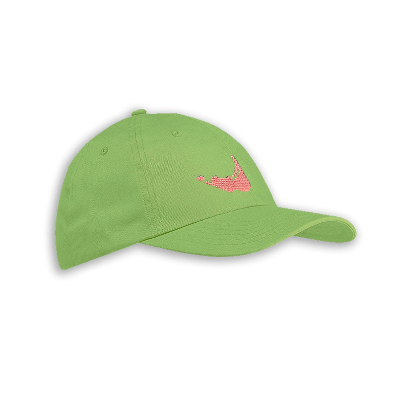 Nantucket Needlepoint Green Hat