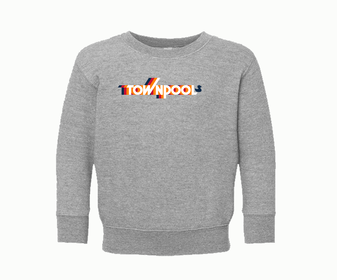 Childrens Townpool Retro Grey Crewneck (Grey)