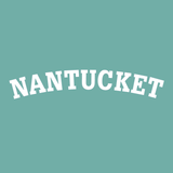 Nantucket Hoody Sweatshirt (Teal Green, White)
