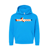Townpool Retro Maggie Blue Hoodie Sweatshirt (Blue, White)
