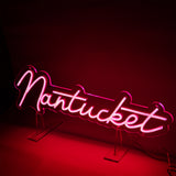 Pink Nantucket Neon Sign - Smaller