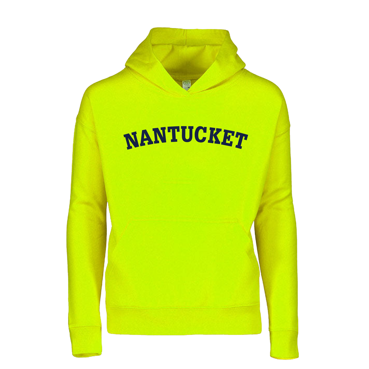 Children's Nantucket Sweatshirt (Neon Yellow, Navy)