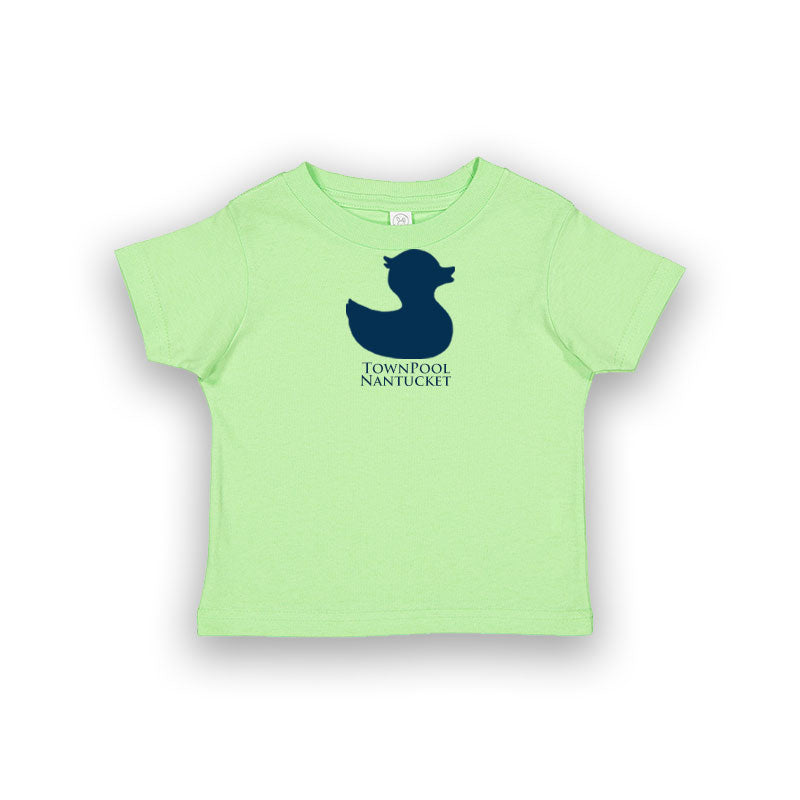 Lime Toddler TownPool Duck Short Sleeve Tee Shirt